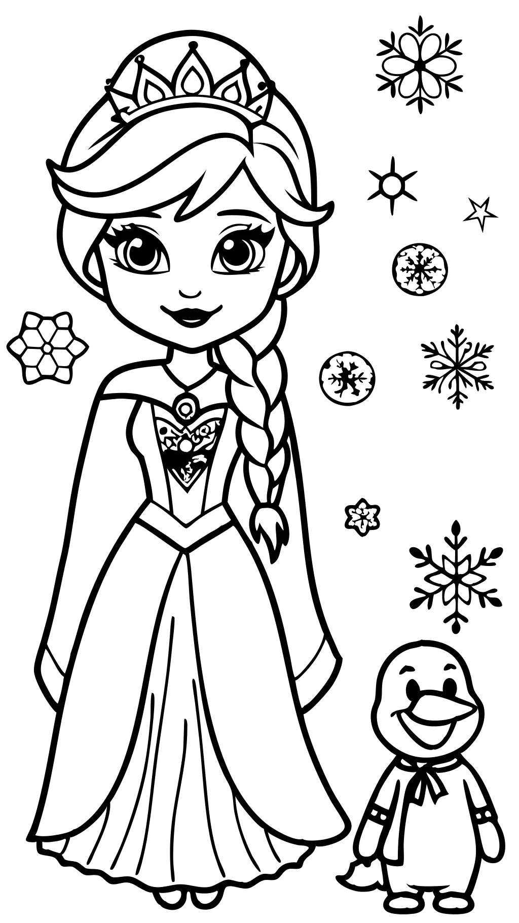 frozen disney princess coloring pages